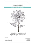 Spellbinders - Beautifully Imperfect Collection - Clear Stamps & Dies - Sculpted Scripted Floral-ScrapbookPal