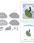 Spellbinders - Belleview Collection - Dies - Kaleidoscope Peacock-ScrapbookPal