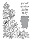 Spellbinders - BetterPress Autumn Collection - Press Plate & Dies - Autumn Floral Corner-ScrapbookPal