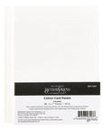 Spellbinders - BetterPress - Cotton Card Panels - A7 - Porcelain, 25 pack-ScrapbookPal