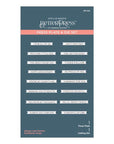 Spellbinders - BetterPress - Press Plate & Dies - Always and Forever Sentiment Strips-ScrapbookPal