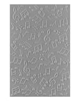 Spellbinders - Bibi's Musical Notes Collection - 3D Embossing Folder - Musical Notes-ScrapbookPal