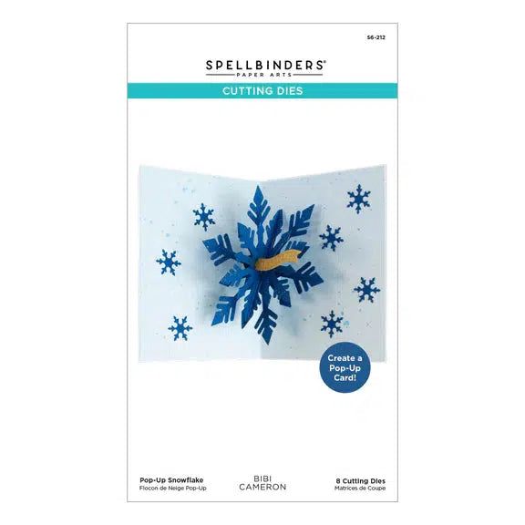 Spellbinders - Bibi's Snowflakes Collection - Dies - Pop-Up Snowflake-ScrapbookPal