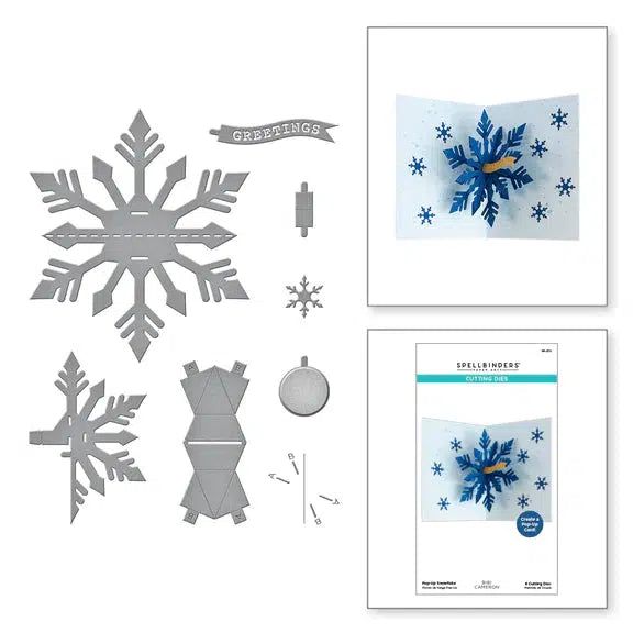 Spellbinders - Bibi's Snowflakes Collection - Dies - Pop-Up Snowflake-ScrapbookPal