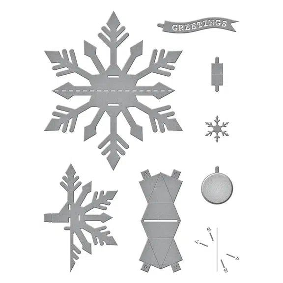 Spellbinders - Bibi's Snowflakes Collection - Dies - Pop-Up Snowflake-ScrapbookPal