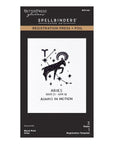 Spellbinders - Block Print Zodiacs Collection - Registration Press + Foil Plates - Block Print Aries-ScrapbookPal