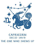 Spellbinders - Block Print Zodiacs Collection - Registration Press + Foil Plates - Block Print Capricorn-ScrapbookPal