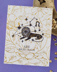 Spellbinders - Block Print Zodiacs Collection - Registration Press + Foil Plates - Block Print Leo-ScrapbookPal