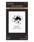 Spellbinders - Block Print Zodiacs Collection - Registration Press + Foil Plates - Block Print Taurus-ScrapbookPal