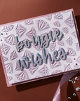 Spellbinders - Bougie Birthday Collection - 3D Embossing Folder & Stencils Set - Born to Sparkle-ScrapbookPal