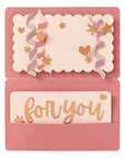 Spellbinders - Bougie Birthday Collection - Dies - Treat Yourself Gift Card Holder-ScrapbookPal