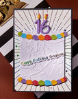 Spellbinders - Bougie Birthday Collection - Press Plates & Dies - Bougie Birthday Sentiments-ScrapbookPal