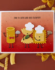 Spellbinders - Buon Appetito Collection - Dies - Pasta Friends-ScrapbookPal