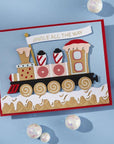 Spellbinders - Candy Christmas Collection - 3D Embossing Folder - Waffle Cone-ScrapbookPal