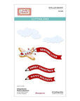 Spellbinders - Candy Christmas Collection - Dies - Gingerbread Plane & Banners-ScrapbookPal
