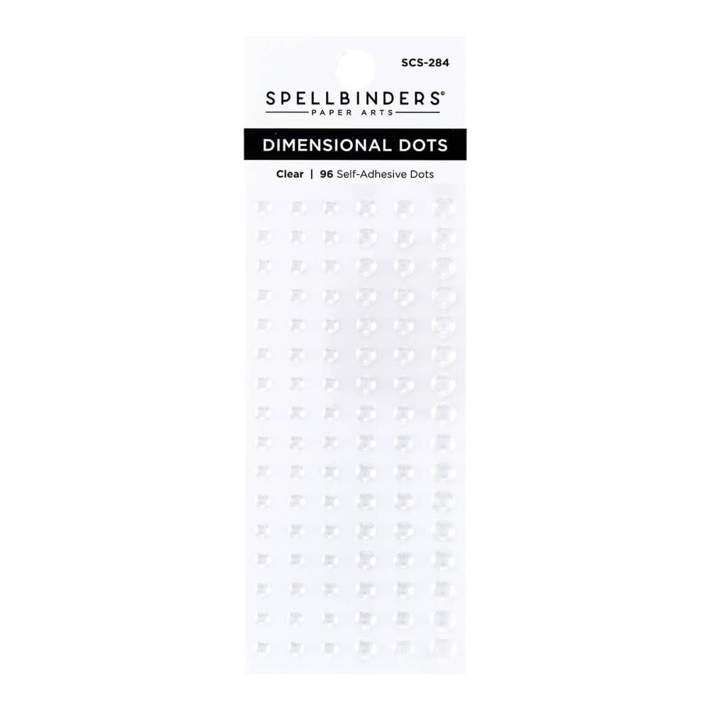 Spellbinders - Card Shoppe Essentials - Enamel Dots - Dimensional Clear-ScrapbookPal