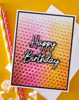 Spellbinders - Cascading Coneflowers Collection - Stencils - Layered Cascading Dots-ScrapbookPal
