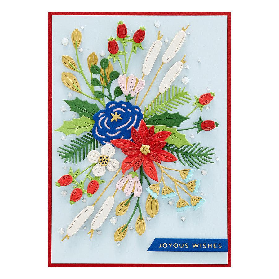 Spellbinders - Celebrate the Season Collection - Dies - Holiday Blooms-ScrapbookPal