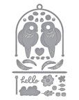 Spellbinders - Cheerful Chirps Collection - Dies - Pretty Birds-ScrapbookPal