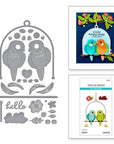 Spellbinders - Cheerful Chirps Collection - Dies - Pretty Birds-ScrapbookPal