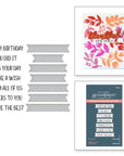 Spellbinders - Cheers to You Collection - Press Plate & Dies - Cheers to You Sentiments-ScrapbookPal