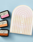 Spellbinders - Cheers to You Collection - Registration Press Plates - Arched Messages-ScrapbookPal