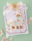 Spellbinders - Christmas Blush Collection - Letterpress + Foil Plate & Dies - Christmas Blush Sentiments-ScrapbookPal