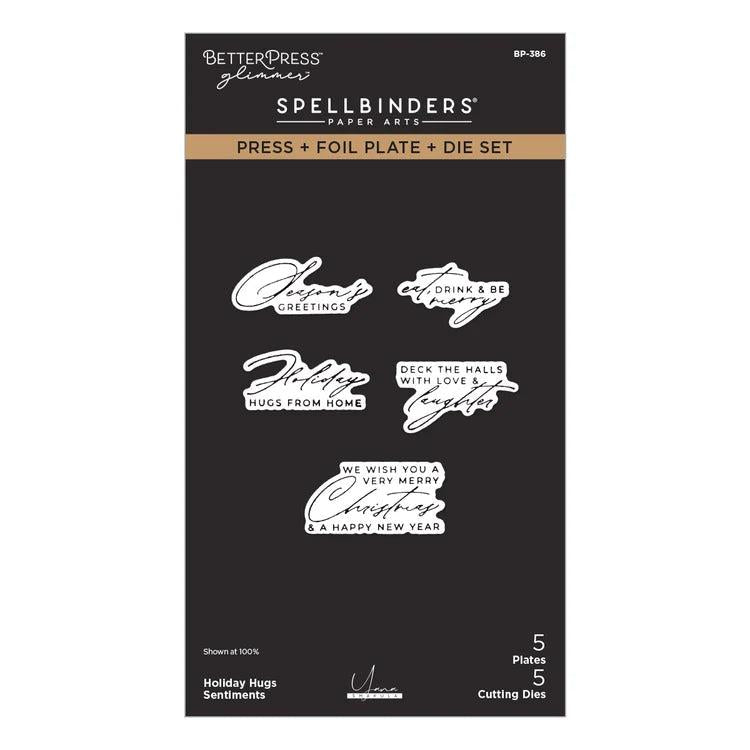 Spellbinders - Christmas City Holiday Collection - Letterpress +