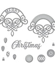 Spellbinders - Christmas Flourish Collection - Dies - Merry Flourish-ScrapbookPal
