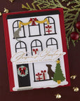Spellbinders - City Holiday Collection - Press Plate & Dies - Christmas Cheer Sentiments-ScrapbookPal