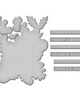 Spellbinders - Classic Christmas Collection - Dies - Christmas Florals & Sentiments-ScrapbookPal