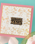 Spellbinders - Classic Mouse Wedding Collection - Letterpress + Foil Plate - Classic Mouse Wedding Happiest Place-ScrapbookPal
