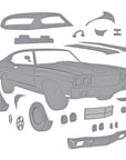 Spellbinders - Classic Road Legends Collection - Dies - Muscle Car-ScrapbookPal