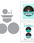 Spellbinders - Classic Road Legends Collection - Dies - Speedometer-ScrapbookPal