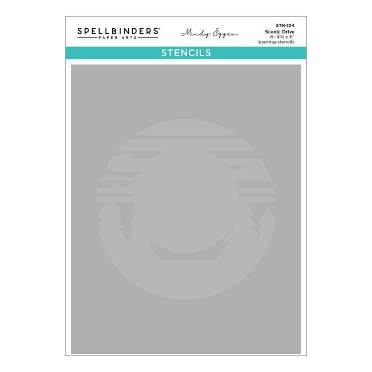 Spellbinders - Classic Road Legends Collection - Stencils - Scenic Drive-ScrapbookPal