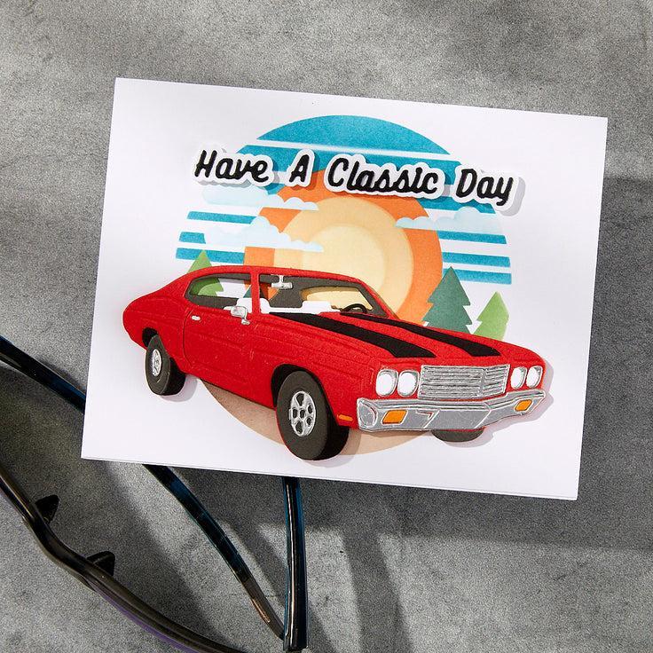 Spellbinders - Classic Road Legends Collection - Stencils - Scenic Drive-ScrapbookPal