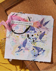 Spellbinders - Collaged Birds Collection - Press Plates & Dies - Holding Your Heart Sentimentss-ScrapbookPal