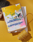 Spellbinders - Collaged Birds Collection - Press Plates & Dies - Holding Your Heart Sentimentss-ScrapbookPal