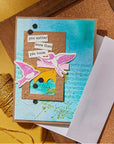 Spellbinders - Collaged Birds Collection - Registration Press Plates & Dies - Collaged Birds-ScrapbookPal