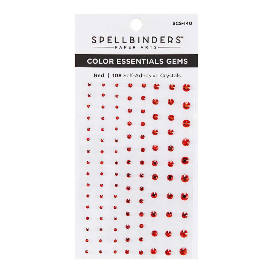 Spellbinders - Color Essentials Gems - Red Mix-ScrapbookPal
