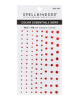 Spellbinders - Color Essentials Gems - Red Mix-ScrapbookPal