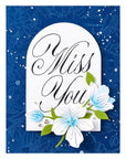 Spellbinders - Copperplate Everyday Sentiments Collection - Press Plate - Copperplate Miss You-ScrapbookPal