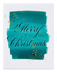 Spellbinders - Copperplate Holiday Sentiments Collection - Press Plates - Copperplate Merry Christmas-ScrapbookPal