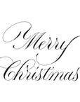 Spellbinders - Copperplate Holiday Sentiments Collection - Press Plates - Copperplate Merry Christmas-ScrapbookPal