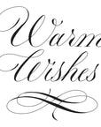 Spellbinders - Copperplate Holiday Sentiments Collection - Press Plates - Copperplate Warm Wishes-ScrapbookPal