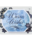 Spellbinders - Copperplate Holiday Sentiments Collection - Press Plates - Copperplate Warm Wishes-ScrapbookPal