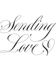 Spellbinders - Copperplate On Your Wedding Day Collection - Press Plates - Copperplate Sending Love-ScrapbookPal
