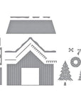 Spellbinders - Country Christmas Collection - Dies - Country Christmas Barn-ScrapbookPal