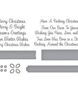 Spellbinders - Country Christmas Collection - Press Plates & Dies - Country Christmas Banner & Sentiments-ScrapbookPal