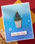 Spellbinders - Country Christmas Collection - Press Plates & Dies - Country Christmas Banner & Sentiments-ScrapbookPal